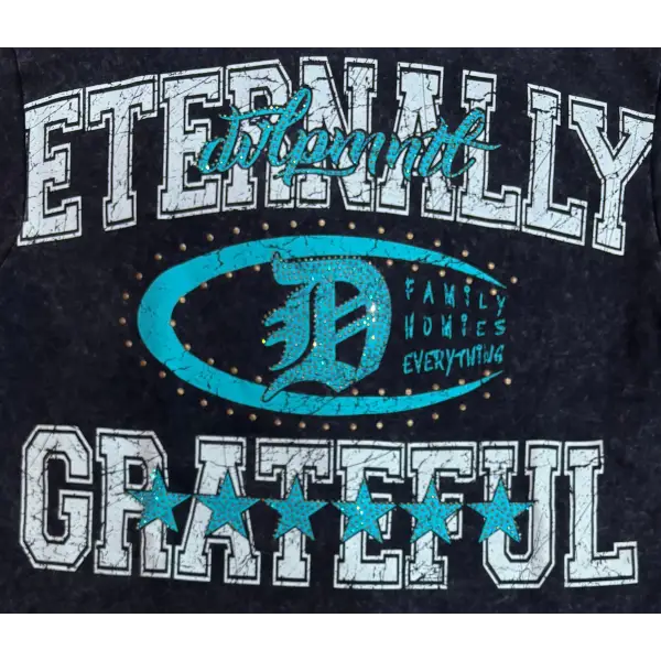 Rebel denim graphic t-shirt - T-SHIRT