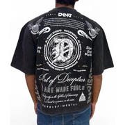 Rebel denim illusion t-shirt - T-SHIRT