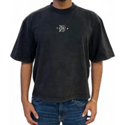 Rebel denim illusion t-shirt - MEDIUM / BLACK - T-SHIRT