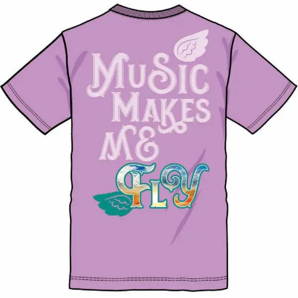 Rebel mind music makes me fly t-shirt - T-SHIRT