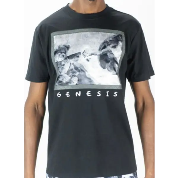 Rebel minds genesis t-shirt - SMALL / BLACK - TOP