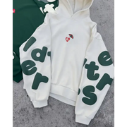 Red Letters main beach scattered hoodie - HOODIE