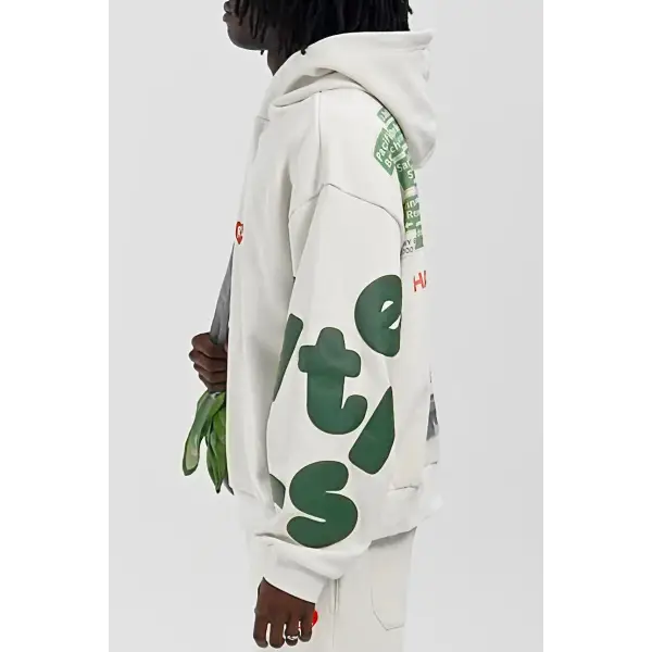 Red Letters main beach scattered hoodie - HOODIE