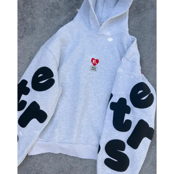 Red Letters therapy scattered hoodie - HOODIE