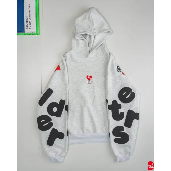 Red Letters therapy scattered hoodie - HOODIE