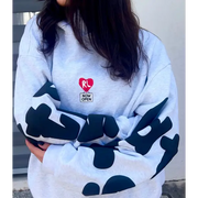 Red Letters therapy scattered hoodie - HOODIE