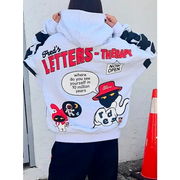 Red Letters therapy scattered hoodie - HOODIE