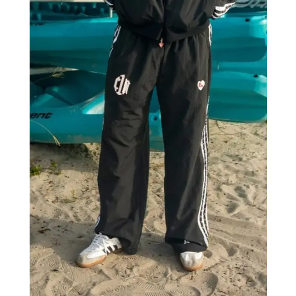Red letters track pants - TRACK PANT