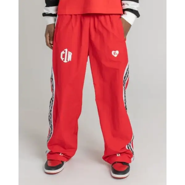 Red letters track pants - TRACK PANT