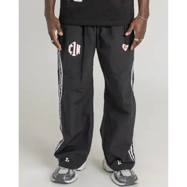 Red letters track pants - TRACK PANT