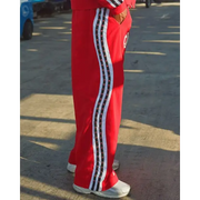 Red letters track pants - TRACK PANT