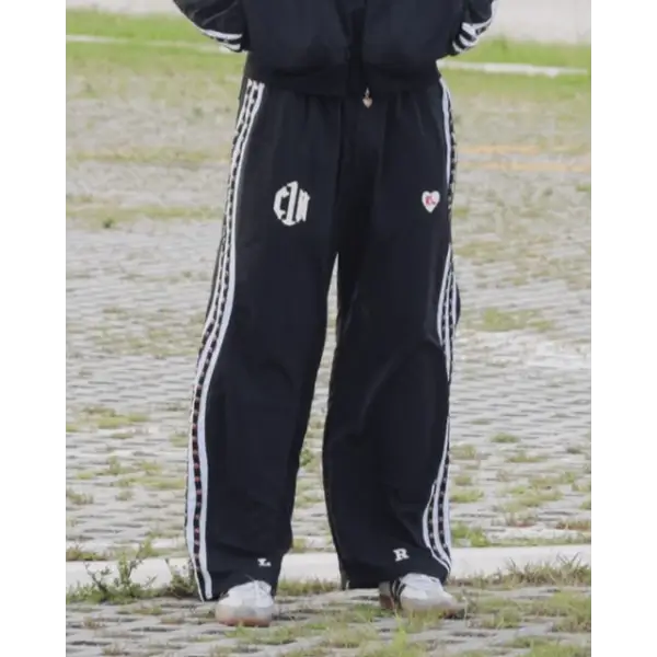 Red letters track pants - TRACK PANT