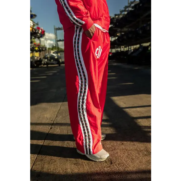 Red letters track pants - TRACK PANT