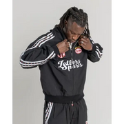 Red letters zip up track jacket - TRACK JACKET