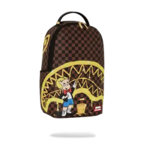 RICHIE RICH GOLD SHARKMOUTH DLXSV BACKPACK - BAGS