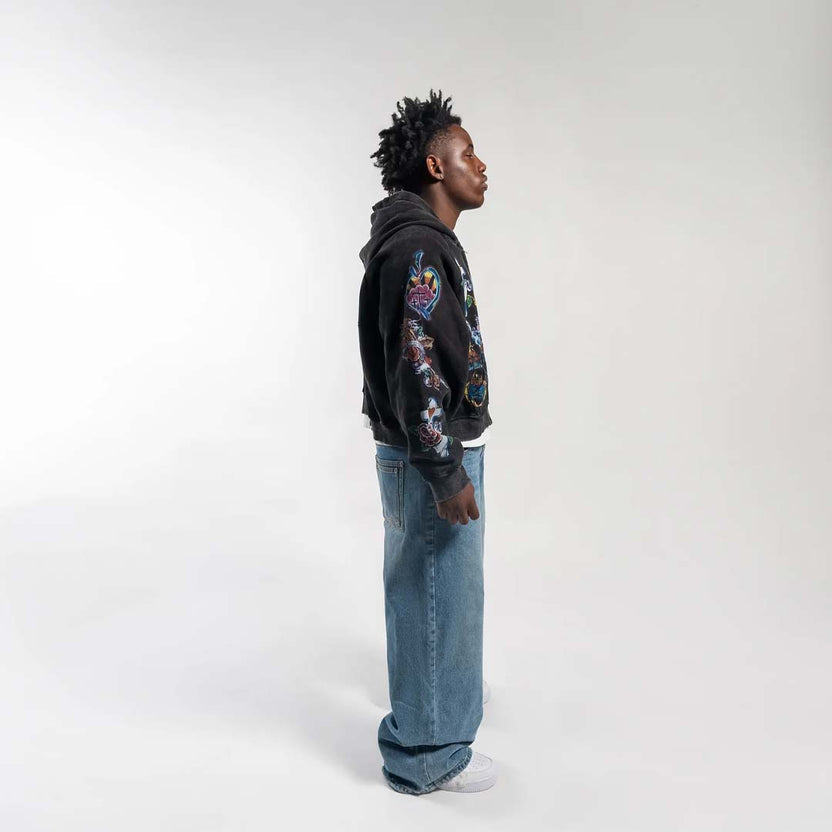 Righteous risen king zip up hoodie by TODAYS TREND