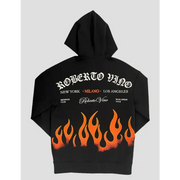 Roberto vino milano flame hoodie - HOODIE