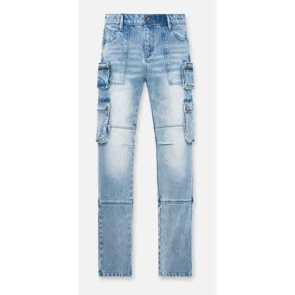 Rta slate cargo denim - 31W/32L / BLUE - DENIM