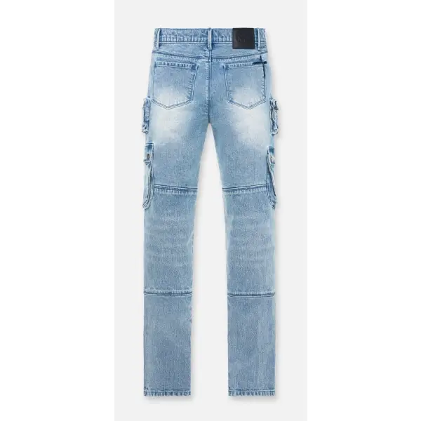 Rta slate cargo denim - 31W/32L / BLUE - DENIM