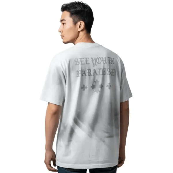 See you in paradise faded wash cross t-shirt by SEE YOU IN PARADISE