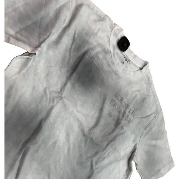 See you in paradise faded wash cross t-shirt - T-SHIRT