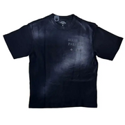 See you in paradise faded wash cross t-shirt - SMALL / BLACK - T-SHIRT