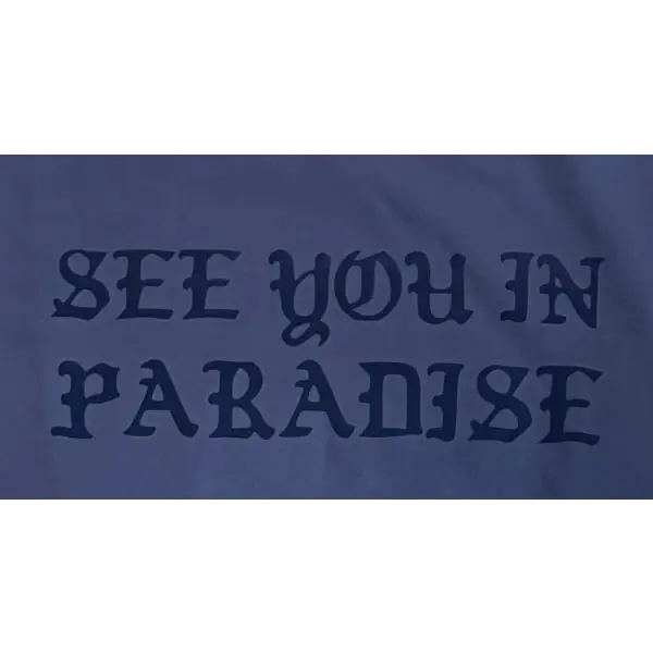 See you in paradise faded wash t-shirt - T-SHIRT