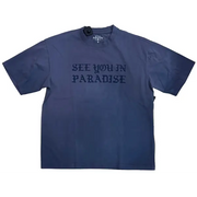 See you in paradise faded wash t-shirt - SMALL / NAVY - T-SHIRT