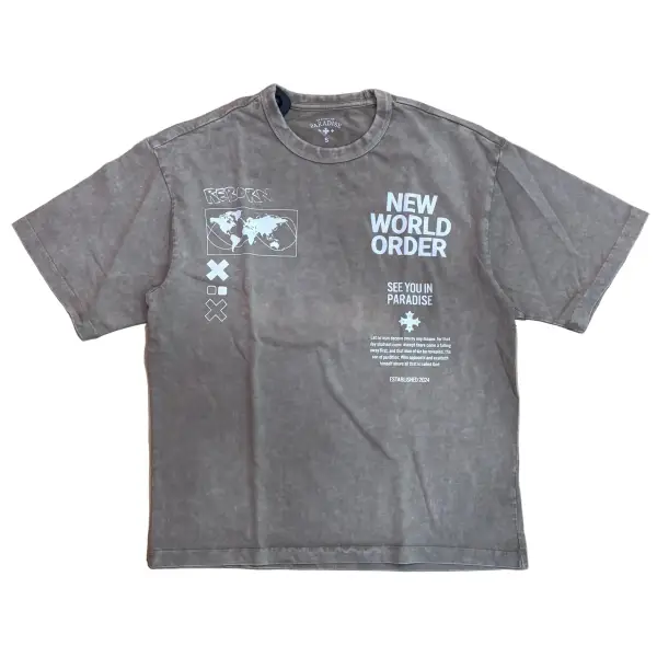 See you in paradise reborn t-shirt - SMALL / RUST - T-SHIRT