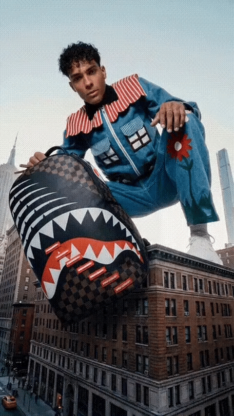 404 shark not found backpack by SPRAYGROUND