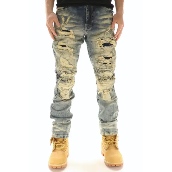 Smoke rise engineered denim - DENIM