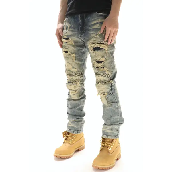 Smoke rise engineered denim - DENIM