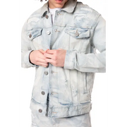 Smoke rise lightning denim jacket - JACKET