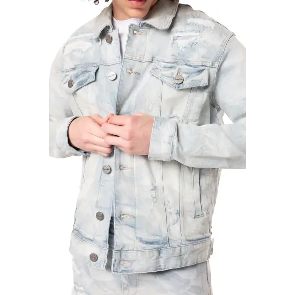 Smoke rise lightning denim jacket - JACKET