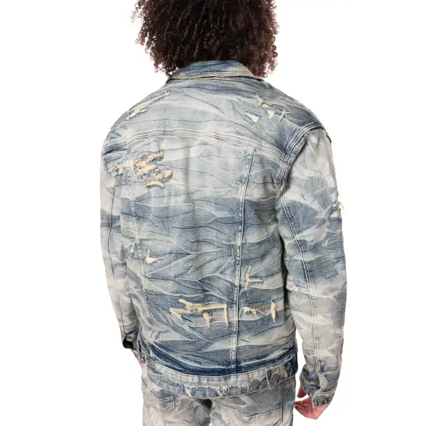 Smoke rise lightning denim jacket - JACKET