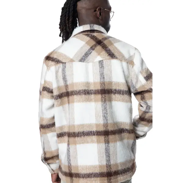 Smoke rise lined flannel shirt - JACKET