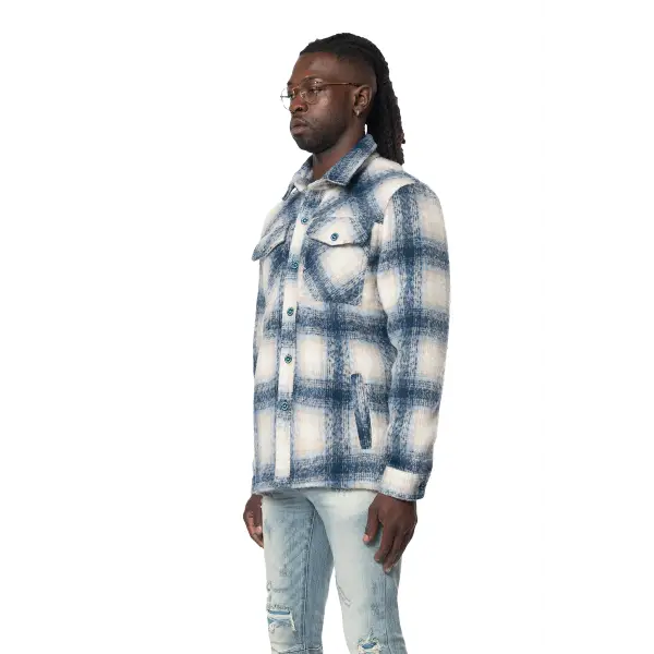 Smoke rise lined flannel shirt - JACKET