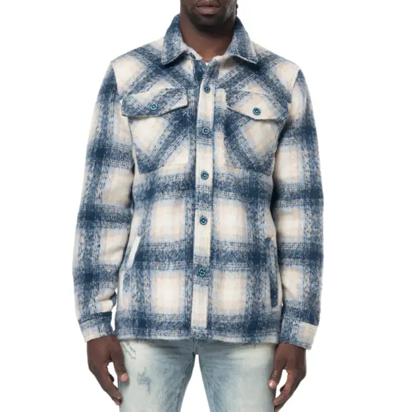 Smoke rise lined flannel shirt - JACKET