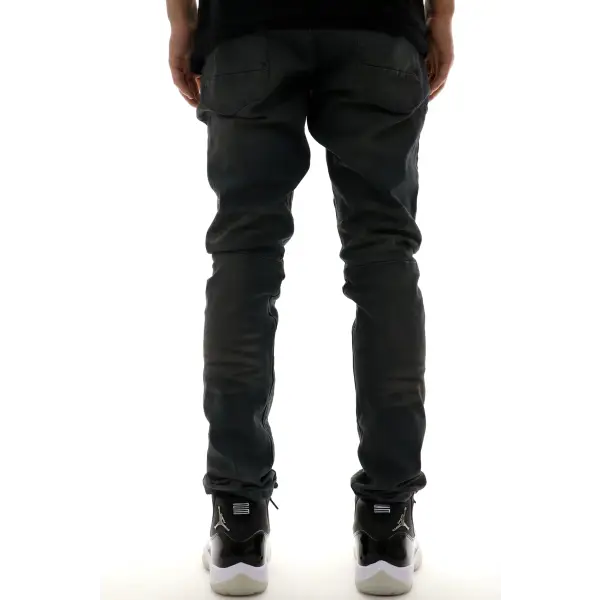 Smoke Rise Oversprayed Ripped Denim - ECtrendsetters