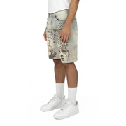 Smoke rise underside jean short - SHORTS