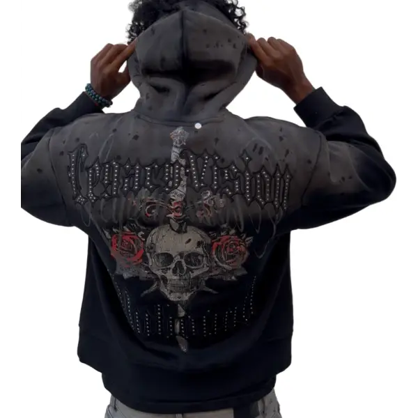 Smokerise legacy vision hoodie - SMALL / BLACK - HOODIE