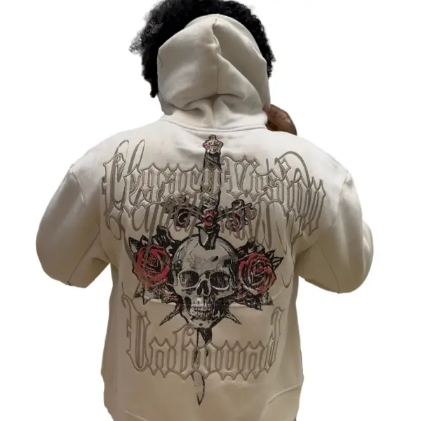 Smokerise legacy vision hoodie - SMALL / CREAM - HOODIE