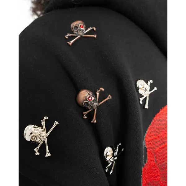 Smugglers moon contraband skeleton hoodie - HOODIE