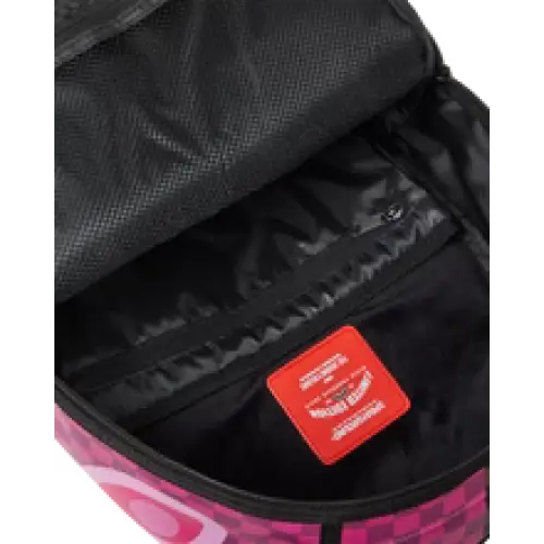 SPLIT SIP PINK CHECK DLXSV BACKPACK - BAGS