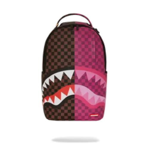 SPLIT SIP PINK CHECK DLXSV BACKPACK - BAGS