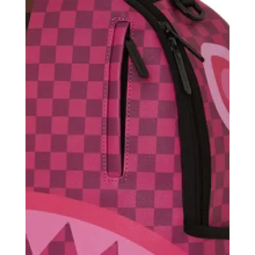 SPLIT SIP PINK CHECK DLXSV BACKPACK - BAGS