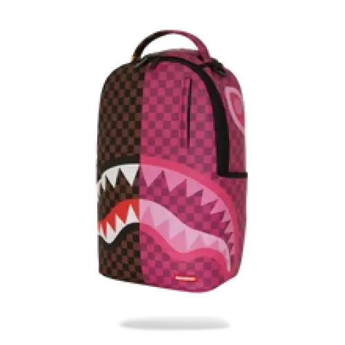 SPLIT SIP PINK CHECK DLXSV BACKPACK - BAGS