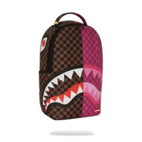 SPLIT SIP PINK CHECK DLXSV BACKPACK - BAGS