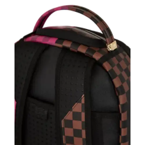 SPLIT SIP PINK CHECK DLXSV BACKPACK - BAGS