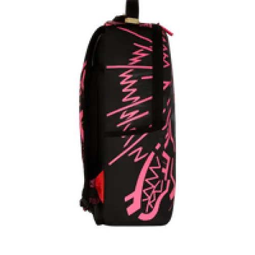 SPRAYGROUND AI LION NEON PINK BACKPACK - BAGS